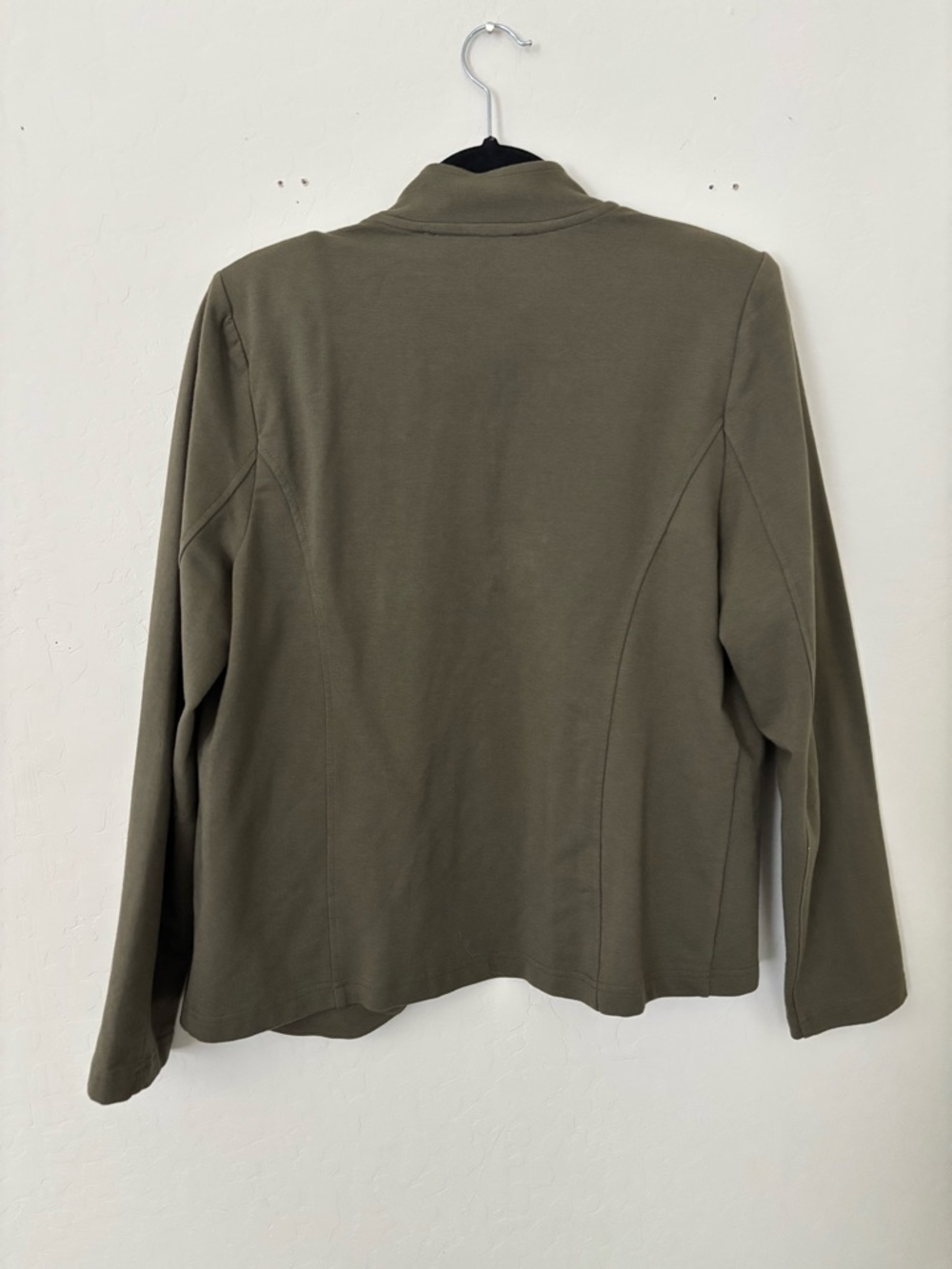 Tommy Hilfiger Olive Military Jacket Size L Gold Button Blazer - Picture 2 of 6